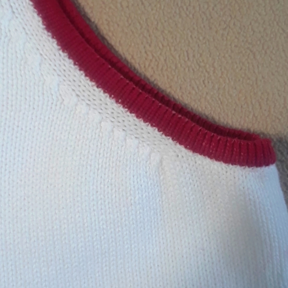 American Flag Knit sleeveless sweater XL - Picture 5 of 5